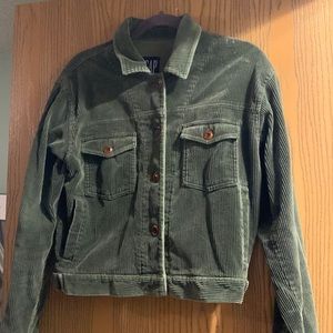Corduroy gap button up jacket